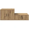Oppbevaringsskap 2 pcs Amatininkų ąžuolas 108 x 41 x 40 cm