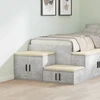 Oppbevaringsskap 2 pcs Betono pilka 103 x 41 x 40 cm