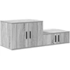 Oppbevaringsskap 2 pcs Pilkas Sonoma 118 x 41 x 40 cm