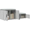 Oppbevaringsskap 2 pcs Pilkas Sonoma 127 x 41 x 40 cm