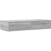 Lovos stalčiai su stalčių Pilkas Sonoma 80 x 36,5 x 16,5 cm