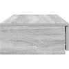 Lovos stalčiai Pilkas Sonoma 80 x 36,5 x 16,5 cm