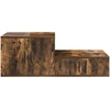 Oppbevaringsskap 2 pcs Rūkyta ąžuolas 127 x 41 x 40 cm