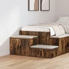 Oppbevaringsskap 2 pcs Rūkyta ąžuolas 118 x 41 x 40 cm