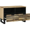 TV staliukas TV vienetai 70 x 33 x 46 cm Ruda Apdirbta mediena