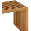 Sodo šoninis stalas Ruda 70 x 37,5 x 35,5 cm Kieto teka medžio