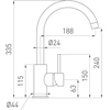 Stalo baterija Ferro Chromo Nuolatinis Lugio (BLG4)