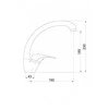 Stalo baterija Hydroland Nuolatinis chromas (B395S)