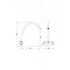 Stalo baterija Hydroland Nuolatinis standartinis chromas (B105)