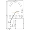 Stalo baterija Invena Stovintis tamsiai raudonas (BZ- 54- L04)