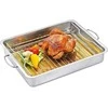 Küchenprofi Style - Stainless Steel Roasting Pan with Rack 40×31.5×6.5 cm