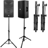 PIECES sTAND4ME BOX 115 SET garsiakalbių stovų rinkinys iš 2 dalių