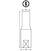 Stanley Nasadka Ilga 1/2 colio 6 taškų galvutė, 12 mm