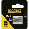 STANLEY KOŃCÓWKA PZ3 x 25mm /2vnt..