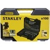Grąžtas Grąžtų ir sukimo antgalių komplektas Stanley STA7205-XJ; 100 vnt.
