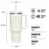 Gertuvė Stanley Quencher H2.O Tumbler 1.18L - Raudona