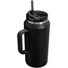 Stanley Thermal bottle with straw The Quencher H2.0 Tumbler 1.90L juodas 2.0
