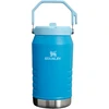 Stanley Termoso buteliukas su šiaudeliu The IceFlow Flip Straw 2.0 Jug 1.90L mėlynas