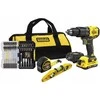 DRILL/DRIVER SET WITH ACCESSORIES SFMCK101D1S STANLEY