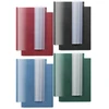Staples Dovre Express dokumentų įrišimo rinkinys A4/4,5 mm tamsiai raudonas (10 vnt.)