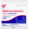 Staples Maišelis SARANTIS, HDPE, HD maxi drabužiams, 37/12/75 cm, 12 mikr., 200 vnt., balta