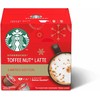 Starbucks Nescafé Dolce Gusto Toffee Nut Latte kapsulės, 12 vnt. ŠVENTINIS MIŠINYS