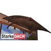 Stogelis virš durų StarkeDACH Lenktas L-160 rudas