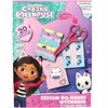 Starpak Kūrybinis rinkinys, skirtas mokytis kirpti A4 su Gabby S Dollhouse žirklėmis