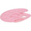 Paleta paletka do farb owalna pastelowa rožinė STARPAK 540387