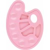 Paleta paletka do farb owalna pastelowa rožinė STARPAK 540387