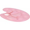 Paleta paletka do farb owalna pastelowa rožinė STARPAK 540387