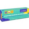 Starpak Plakatų dažai School2, 12 spalvų, 20 ml