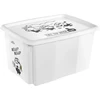 Starpak Laikymo dėžė su dangčiu 45L Karolina „Minions Bello“ 55.5x40x30cm baltas