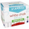 Neputojanti mokyklinė kreida balta 100 vienetų - Starpak