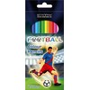 KREDKI OŁÓWKOWE 12 KOLORÓW FOOTBALL, STARPAK