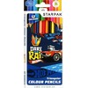 Starpak Trikampiai pieštukai 12 spalvų Hot Wheels