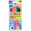 Kredki ołówkowe trójkątne 12 kolorów Care Bears Troskliwe Misie Starpak