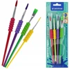Starplast Mokyklinių šepečių rinkinys su rankena, 4 vnt. STARPAK 563037