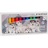 Starpak Mokyklinis plastilinas vaikams 12 spalvų