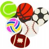 Starpak Trintukai 3d su sporto motyvais, 6 vnt.