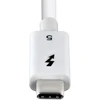Kabelis USB StarTech Thunderbolt 5 1 m USB-C do USB-C 80-120 Gb/s 240 W PD 8K 60 Hz Baltas (TBLT5MM1M240WWH)