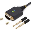„StarTech 1P1FFC-USB-SERIAL“ lygiagretusis kabelis, juodas 0,3 m A tipo USB DB-9