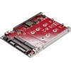 Kištukinis StarTech 2.5 "SATA - 2x M.2 SATA RAID (S322M225R)