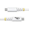 Kabelis USB StarTech - USB-C (M) do USB-C (M) - USB4 / Thunderbolt 3 / Thunderbolt 4 / DisplayPort 1.4 - 2 m - obsługa 4K120Hz, wytrzymały, rozszerzony zakres mocy (EPR), obsługa Power Delivery 3.1, elastyczny - balta (CC2M20GUSB4TPW)