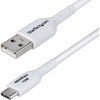 „StarTech“ 3M USB-A į USB-C kabelis, baltas / įkroviklio laidas, USB 2.0 duomenų perdavimas