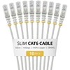 StarTech 50 cm pilkas plonas CAT6 kabelių rinkinys (N6PAT50CMGRS10PK)