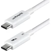 Kabelis USB StarTech Thunderbolt 5 50 cm 80-120 Gbps 240 W 8K 60Hz Baltas (TBLT5MM50CM240WWH)