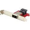 StarTech SFF-8643 į SFF-8644 plokštė su metaline jungtimi