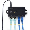 Startech PoE stiprintuvo jungtys su prijungtais kabeliais