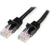 StarTech CAT 5E Juodas Patchcord 3M (45PAT3MBK)